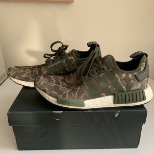 Adidas NMD R1 Size 9 Camo Green
